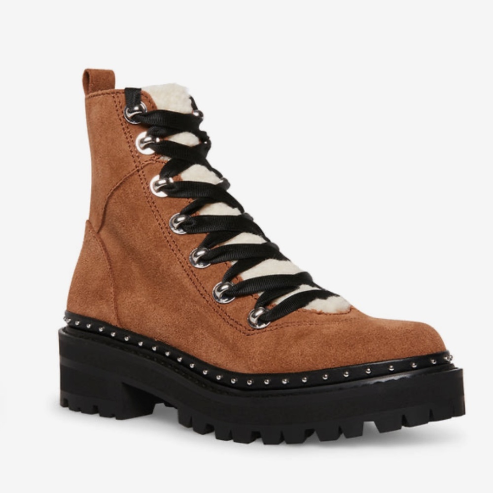 Steve Madden Ranier Boots in Chestnut Suede